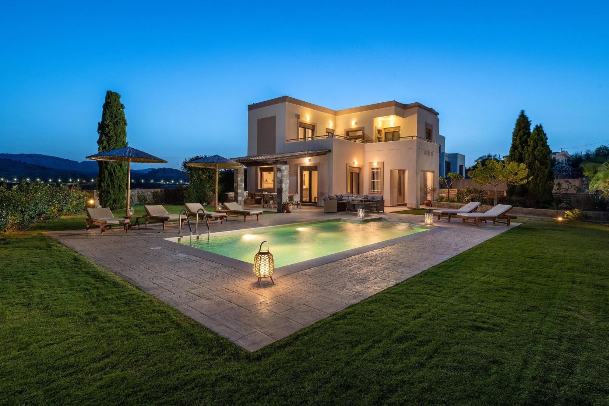 Majestic View Villa Kolymbia Bagian luar foto